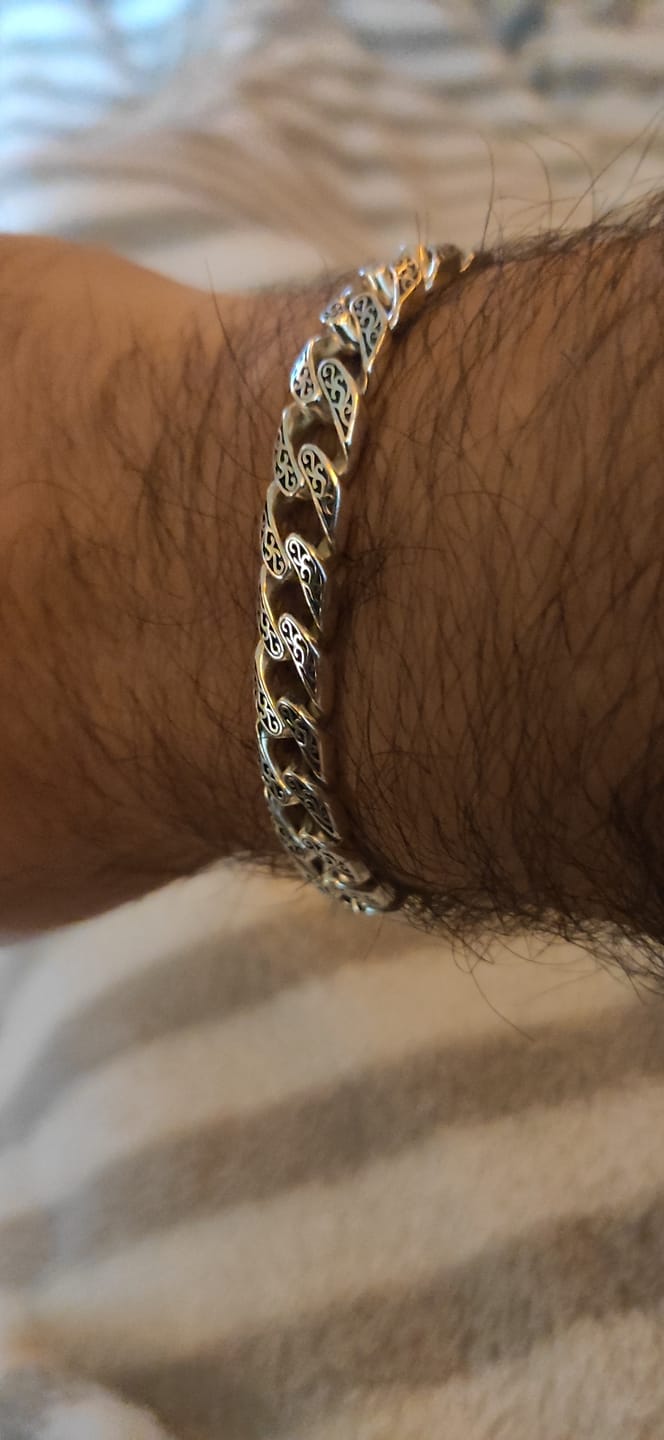 Customer photo review of ANCIENT CUBAN. - 925 STERLING SILVER