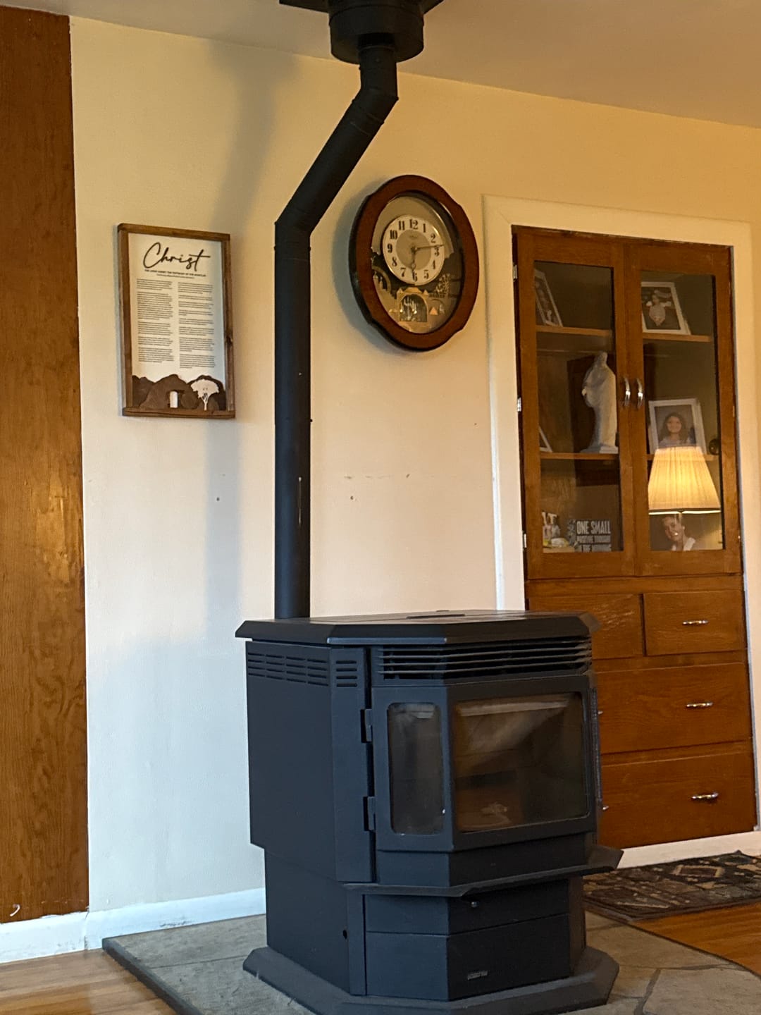 Customer photo review of The Living Christ: A Testimony of the Apostles | Framed Proclamation Sign with Multi-layered Scenes