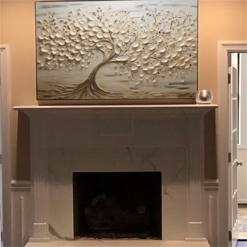 Customer photo review of Tree Textured Painting Canvas #TP015