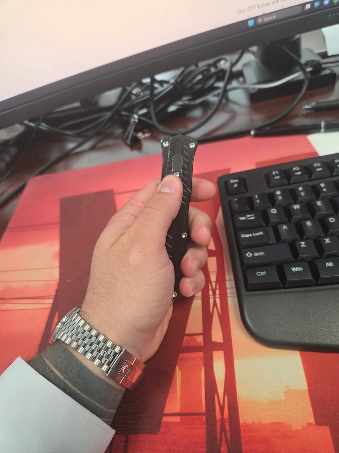 Customer photo review of VT Emperor D2 OTF Knife