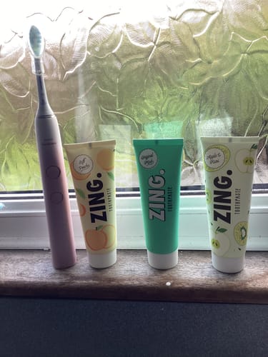 Customer photo review of Toothpaste Starter Pack