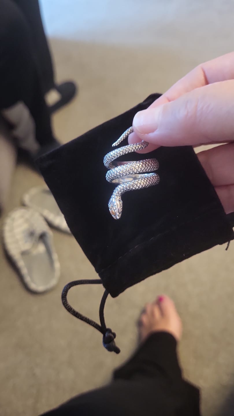 Customer photo review of SERPENT - 925 STERLING SILVER