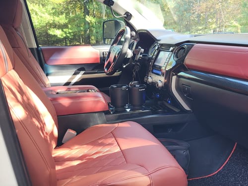 Customer photo review of Premium Custom-Fit Seat Covers