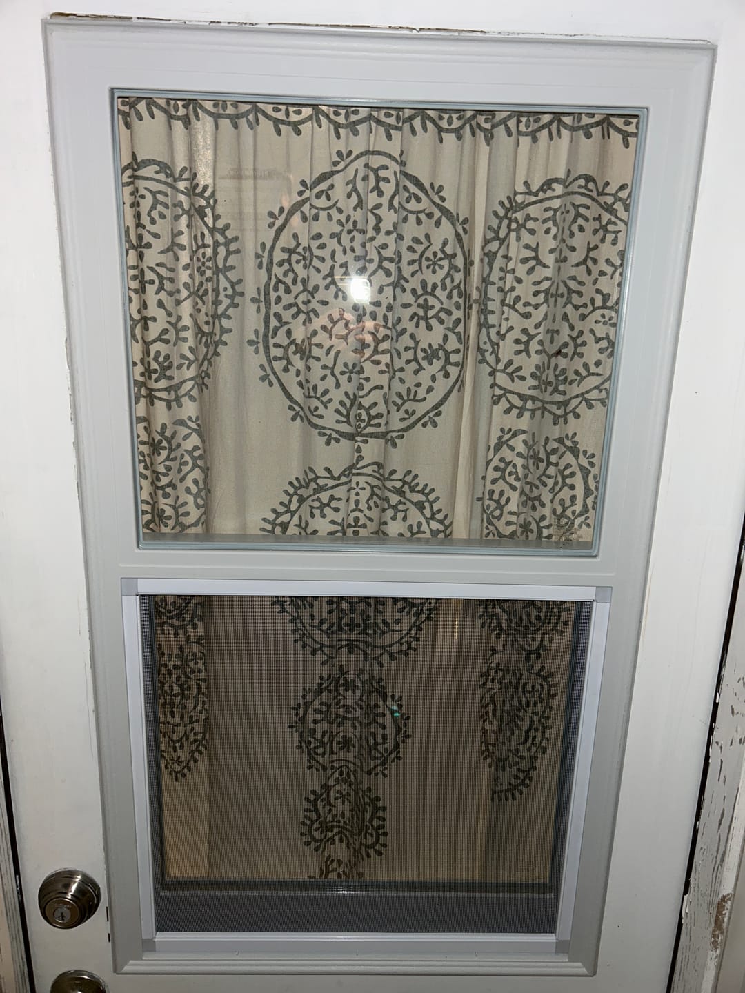 Customer photo review of Venting 1 Lite Glass and Frame Kit (Half Lite)