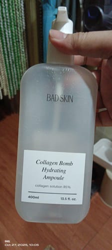 Customer photo review of Bad Skin™ Korean Collagen Bomb Hydrating Ampoule
