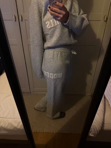 Customer photo review of KNIT SWEATER LIGHT GREY