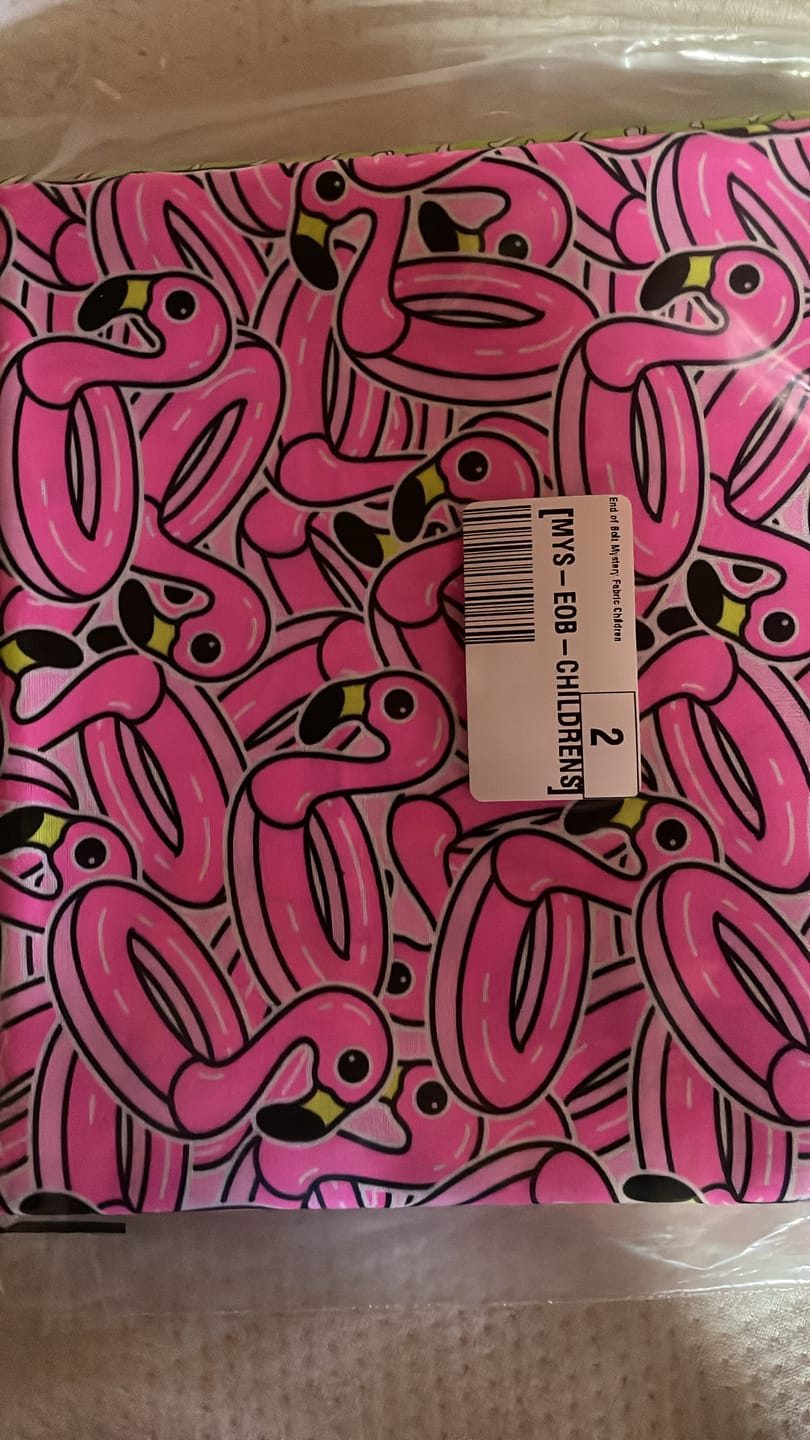 Customer photo review of End of Bolt Mystery Fabric