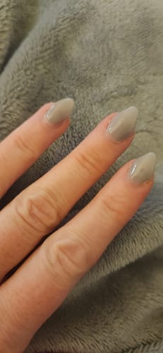 Customer photo review of False Nail Tips Extensions | Short Stiletto