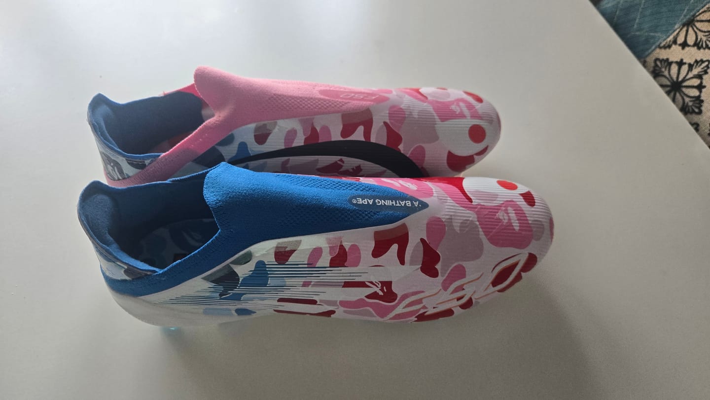 Customer photo review of F50 x Bape Laceless FG