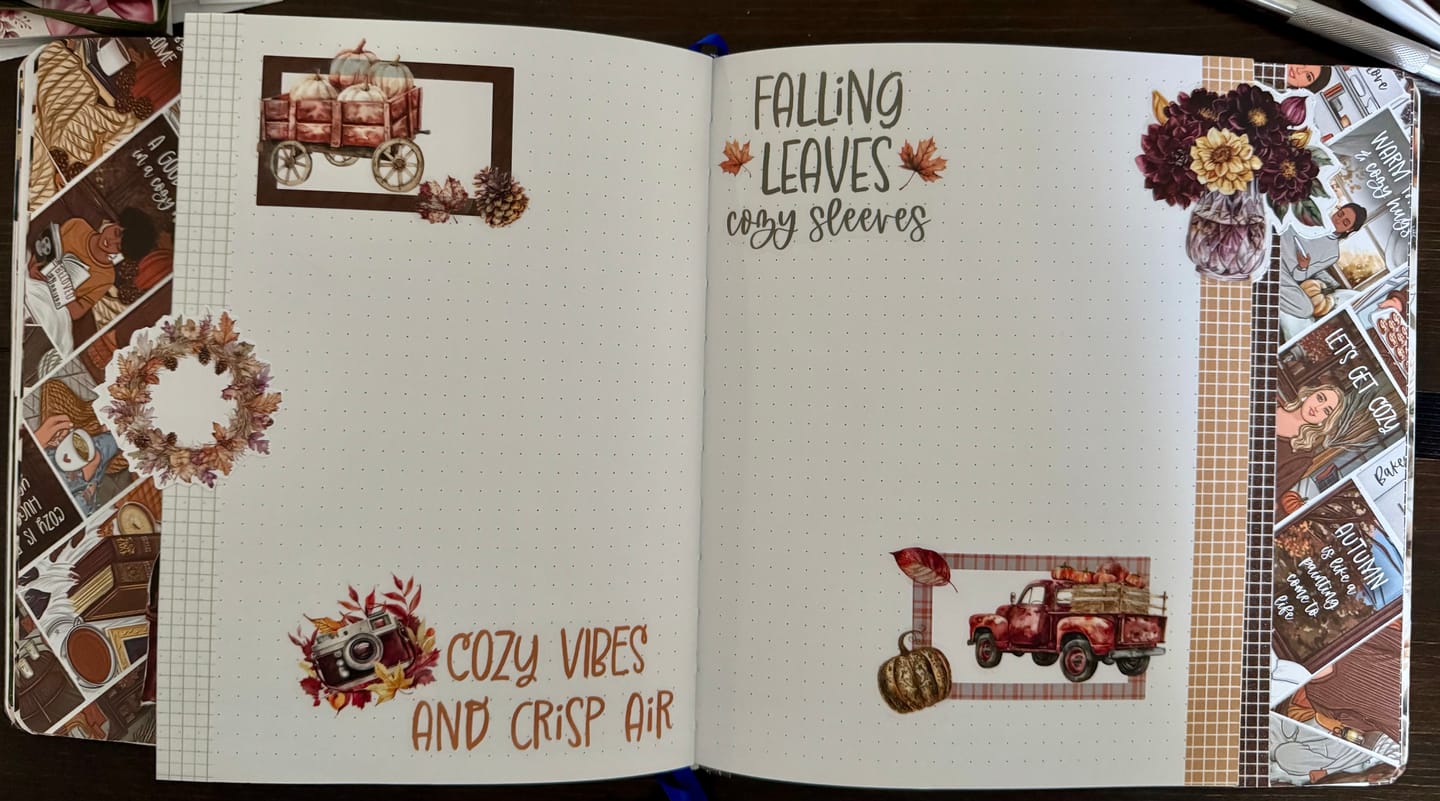 Customer photo review of Cozy Fall Sticker Book