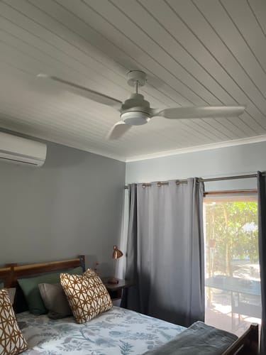 Customer photo review of Cardinal White 80W Ceiling Fan with Remote Control