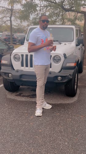Customer photo review of Vortex Stacked Denim (Orange)