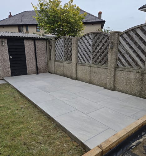Customer photo review of Kandala - Grey Porcelain Paving Tiles - 900 x 600 x 20mm