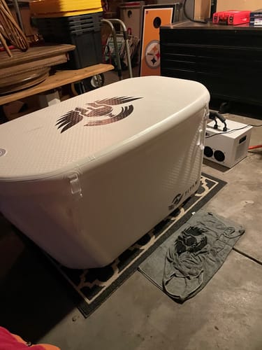 Customer photo review of Arctic Triumph XL Cold Plunge Tub + Chiller Bundle