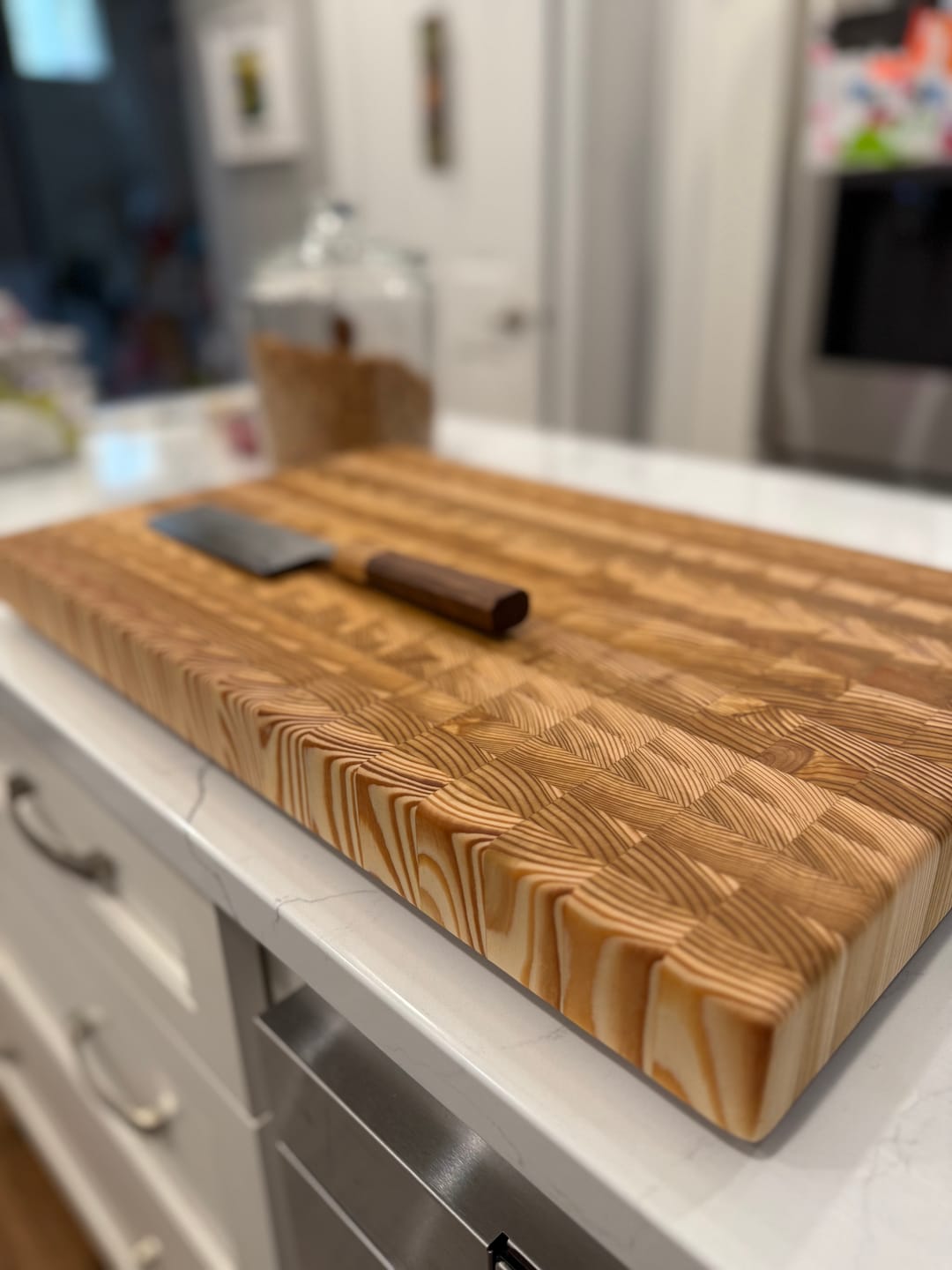 Customer photo review of Larchwood Cutting Board (Premium)