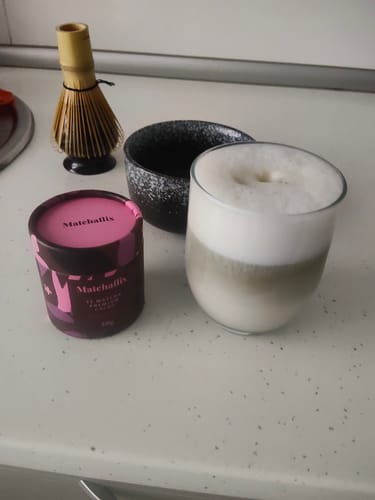 Customer photo review of Pack Sabores - Té Matcha Premium 100% Degustación