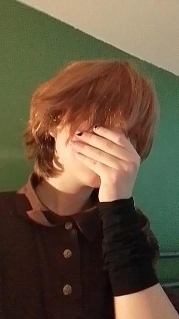 Customer photo review of Synthetic Unisex 12 Inches Short Cosplay Bob Wig With Bangs Pink Blonde Orange Halloween Lolita Look 🎀✨
