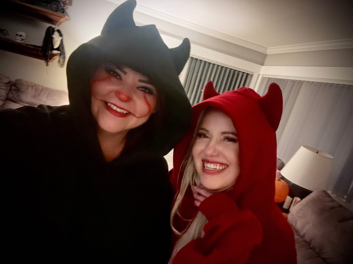 Customer photo review of DEVIL HOODIE - RED