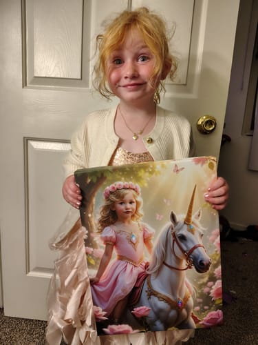Customer photo review of The Roselight Unicorn Princess