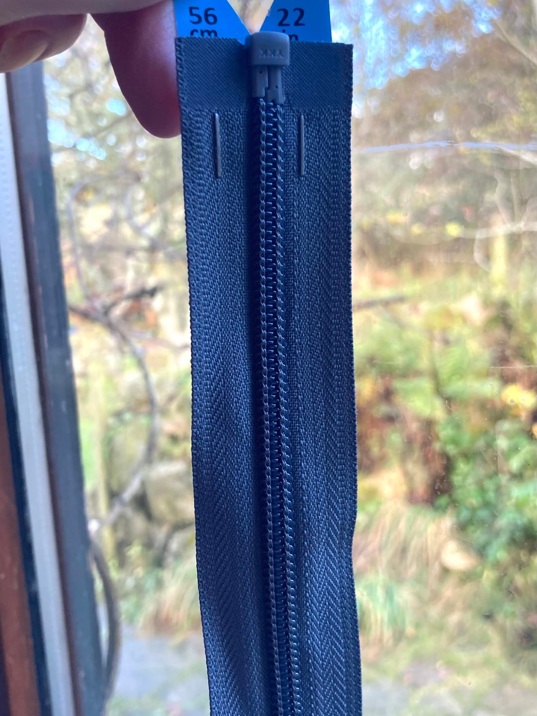 Customer photo review of YKK Nylon Open End Zip