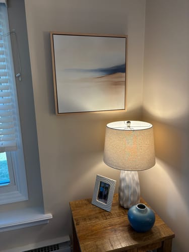 Customer photo review of Golden Drift Canvas Art