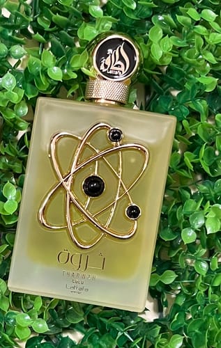 Customer photo review of Tharwah gold lattafa Gift set