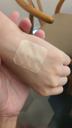 Customer photo review of HAUTUKI Growth Support Patch - 1 Month Supply (1Box)