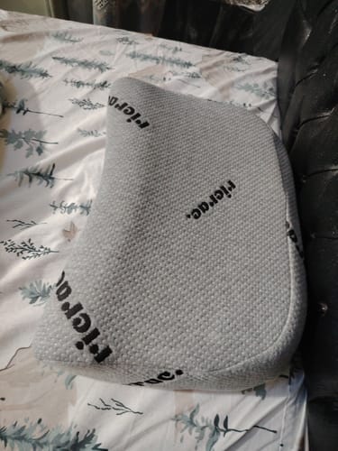 Customer photo review of Waved Neck Side Sleepers Pillow
