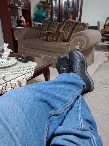 Customer photo review of Tenis Artesanal Hombre Toronto - Negro