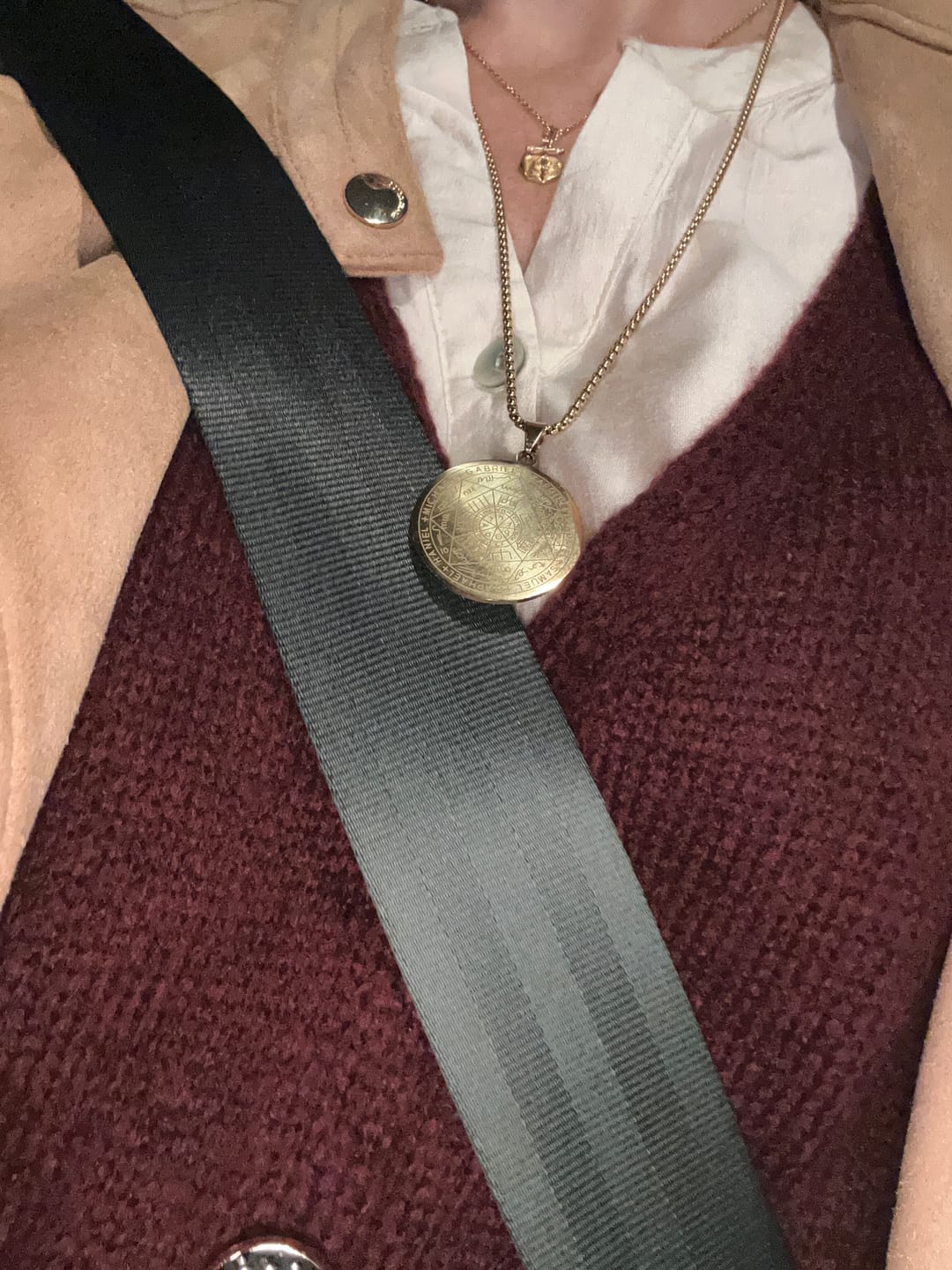 Customer photo review of Pendentif Sceau des 7 Archanges