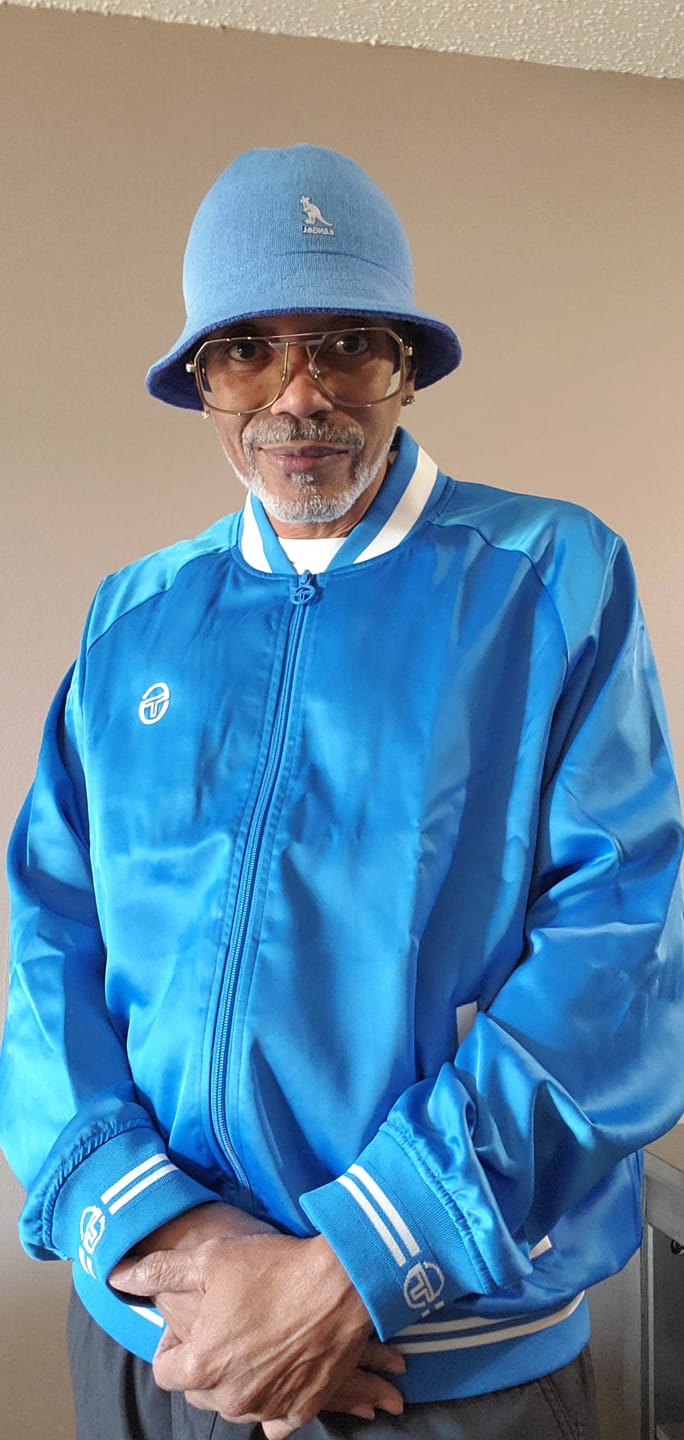 Customer photo review of Tosca Varsity Jacket- French Blue