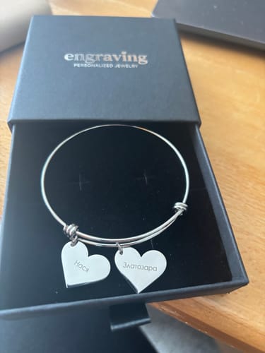 Customer photo review of Bracelet: Heart Pendant