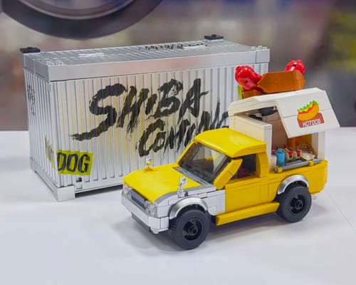 Customer photo review of ShibaComing™ Hot Dog Truck