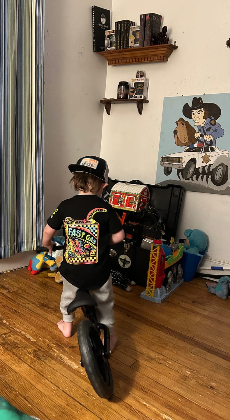 Customer photo review of Fast Gas T-Shirt