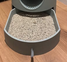Customer photo review of Michu Mixed Tofu Cat Litter Lite 6L – Flushable, Eco-Friendly & Odour Control