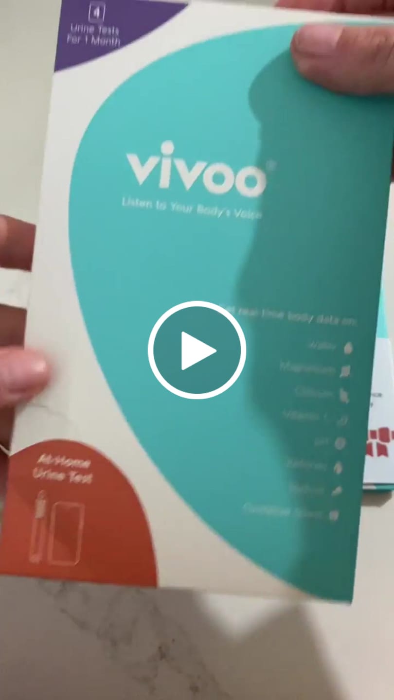 Customer video review of Vivoo Wellness Test