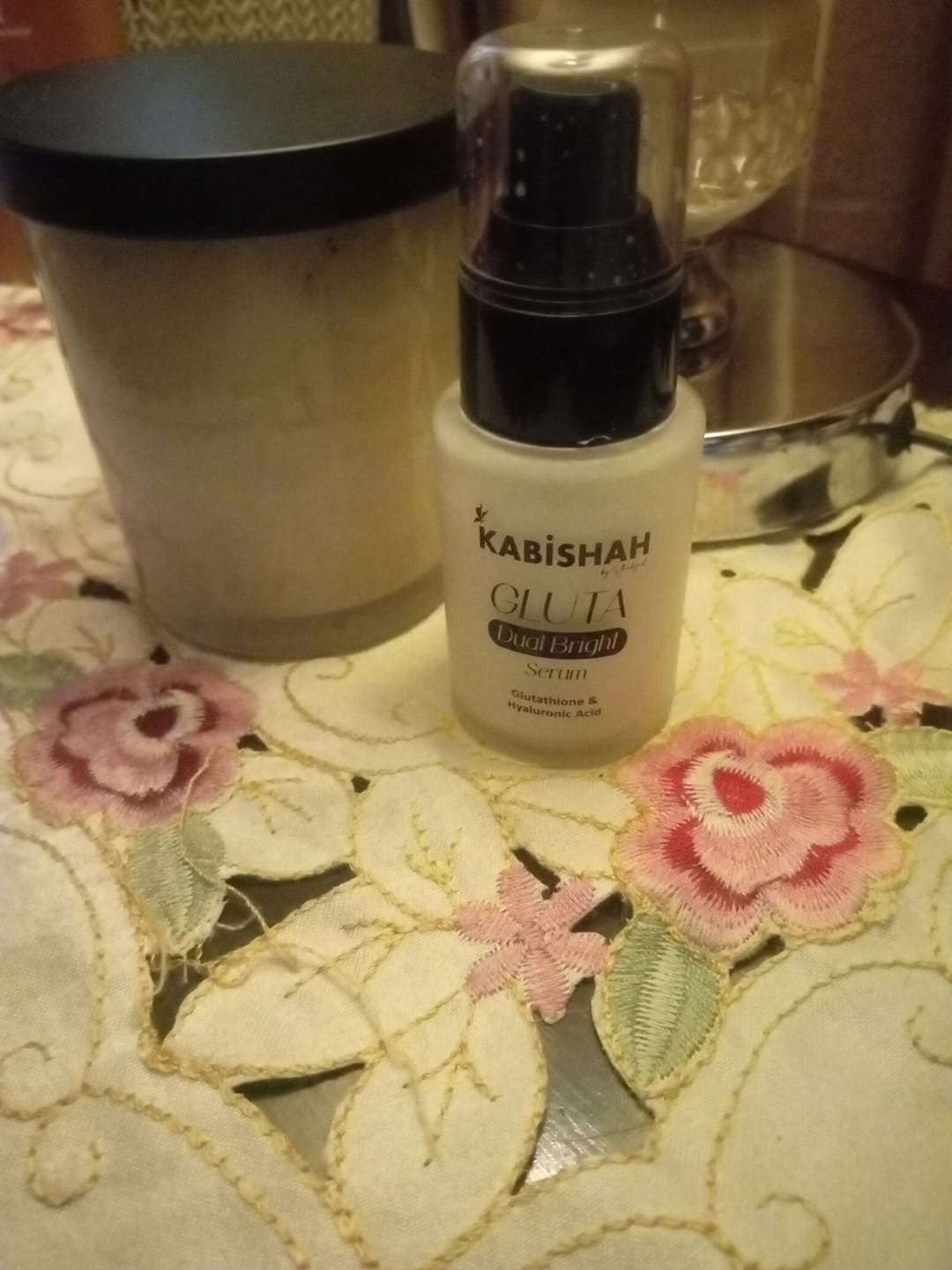 Customer photo review of Gluta Dual Bright Serum