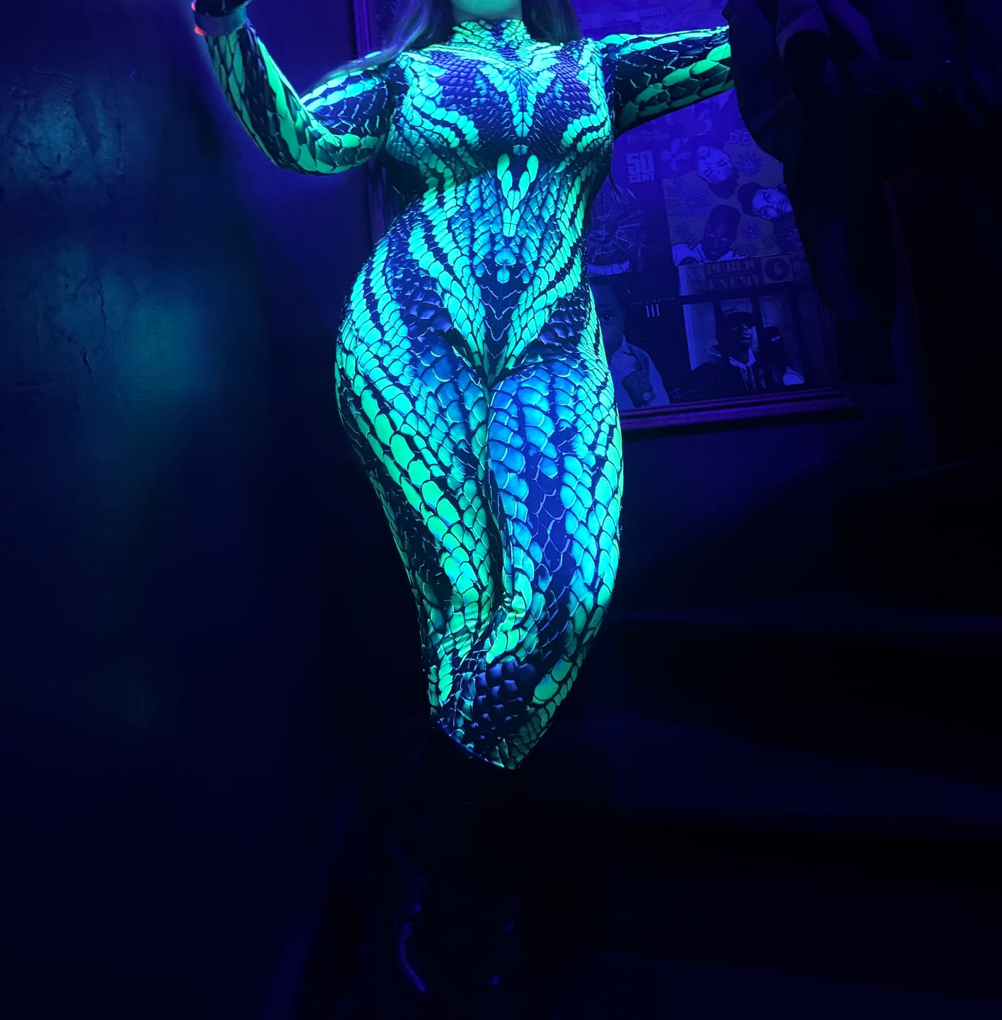 Customer photo review of Electric Viper Costume