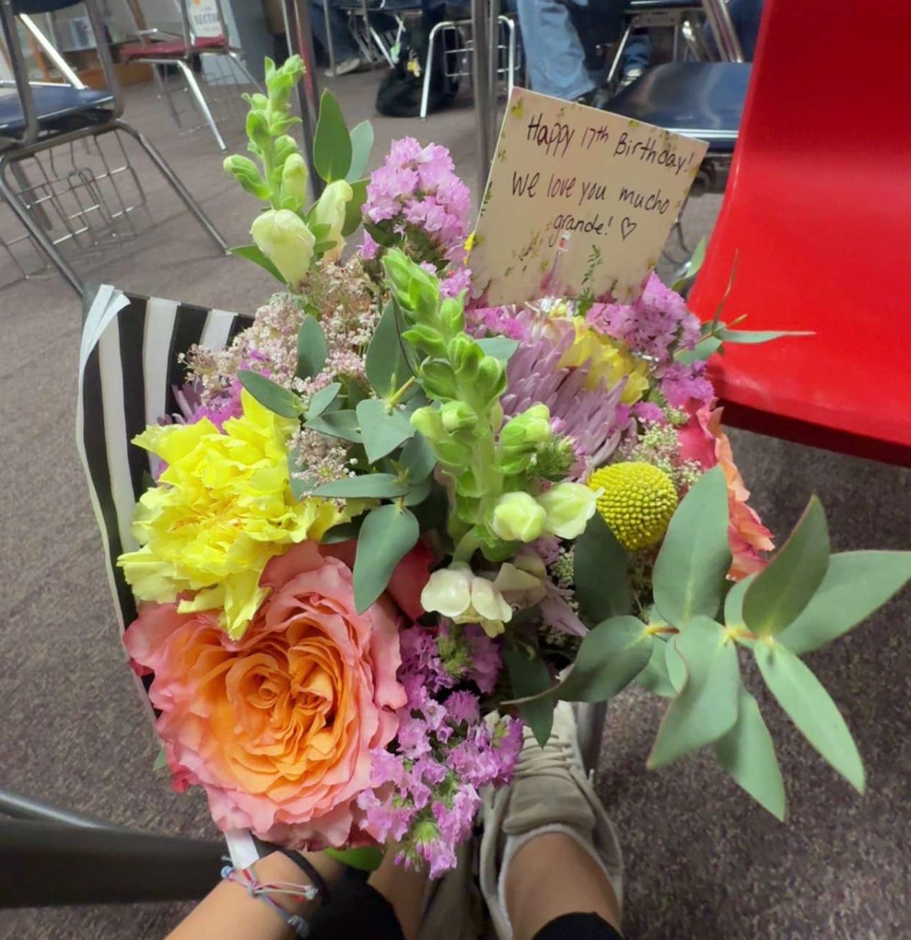 Customer photo review of Hand Tied Bouquet