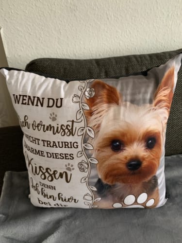 Customer photo review of Seelentröster - Individuelles Kissen
