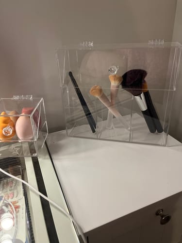 Customer photo review of Makeup Brush Holder Divider "luxe Brush"