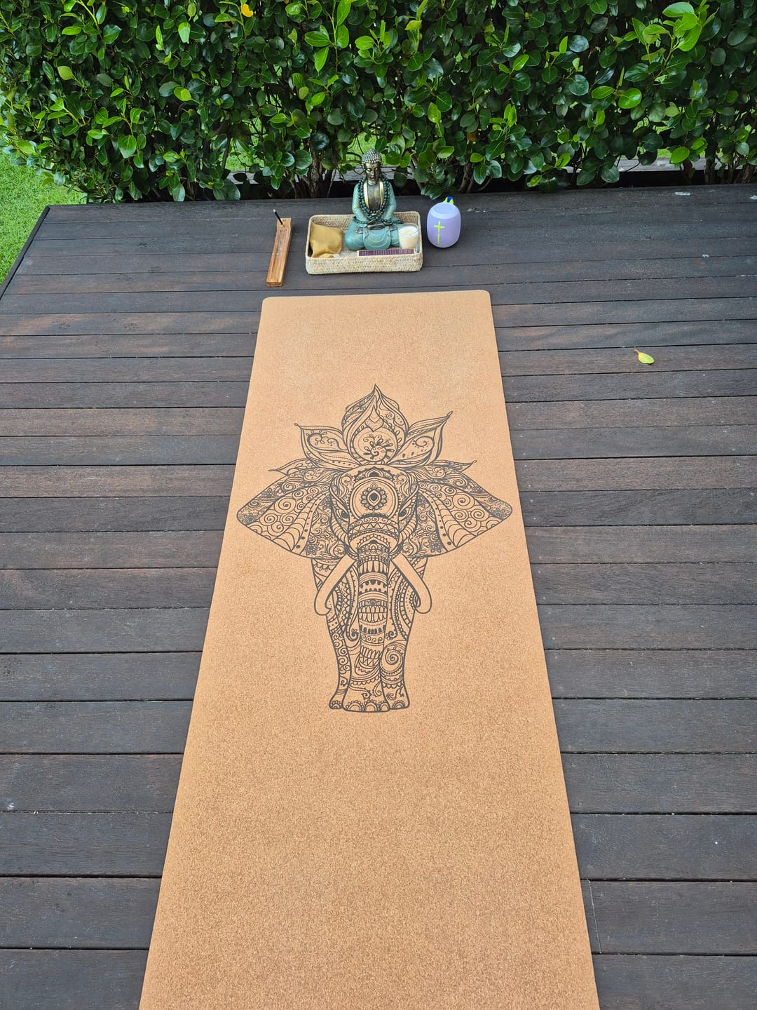 Customer photo review of Elephant Yoga Mat