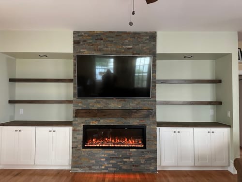 Customer photo review of Distressed Mantels