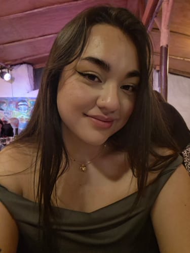 Customer photo review of TOP AMIE VERDE