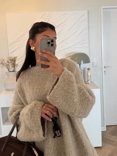 Customer photo review of Ultra-Soft Off-Shoulder Knit