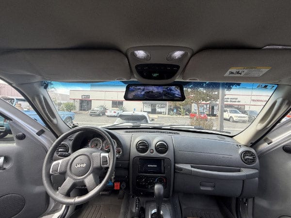 Customer photo review of The Legend 4ch Waterproof Rear View Mirror Dash Cam with 1080P Front+ Rear+ Left/Right Side Cameras