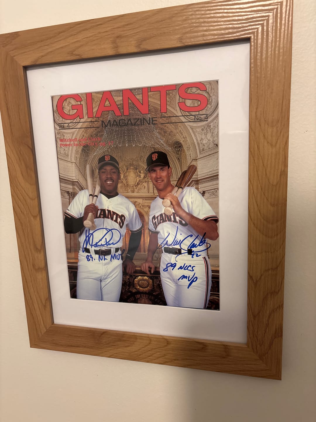 Customer photo review of Will Clark Autograph Signing