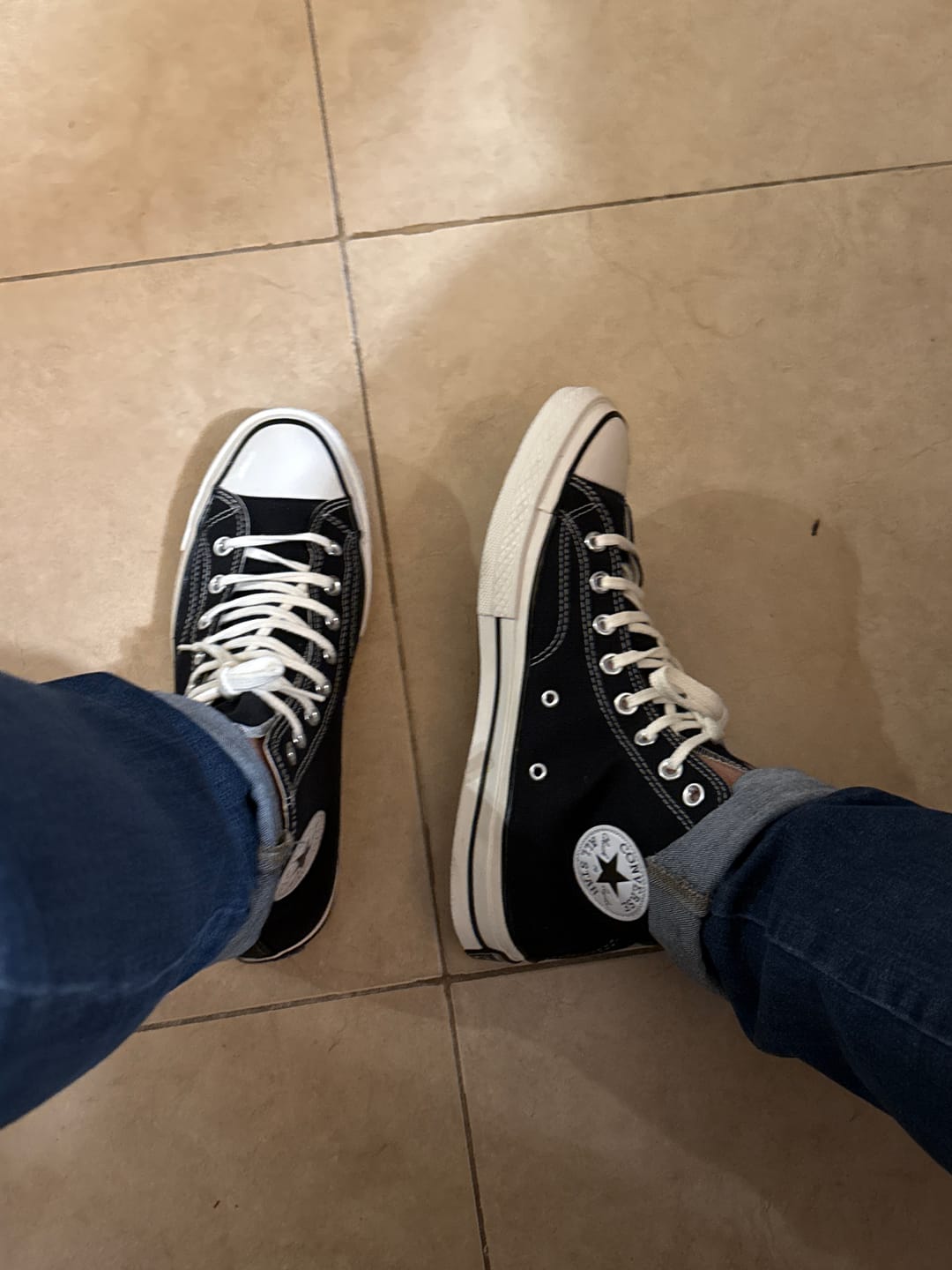 Customer photo review of Zapatillas Converse Chuck 70 Hi Negro Blanco
