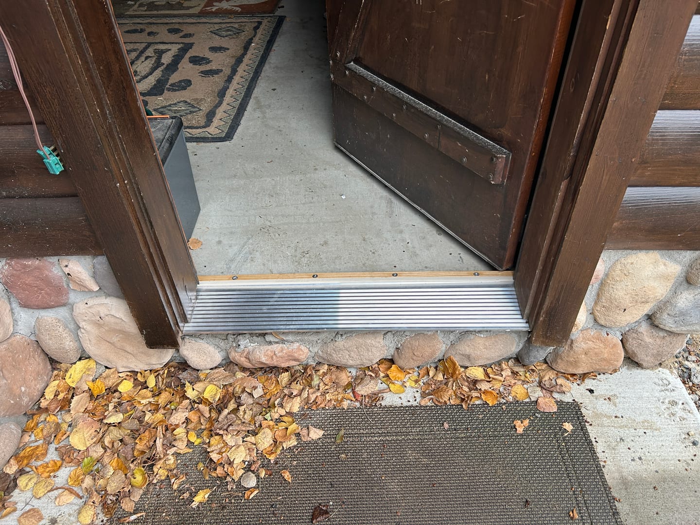 Customer photo review of 36" x 8" Inswing Threshold