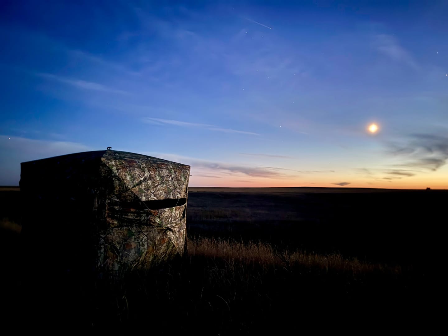 Customer photo review of FlipGuard 270 Big Flipping Door RainProof See-Through Whitetail Hunting Blind